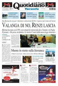 Quotidiano di Puglia Taranto - 5 Dicembre 2016