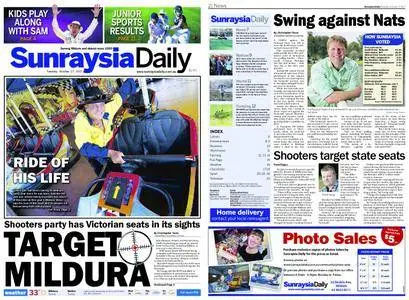 Sunraysia Daily – October 17, 2017