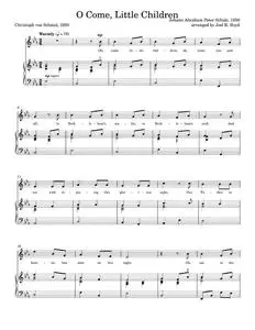 O Come, Little Children - C. von Schmidt (Piano Vocal)