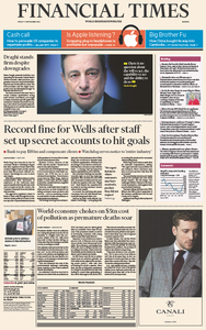 Financial Times Europe from Friday, 09. September 2016