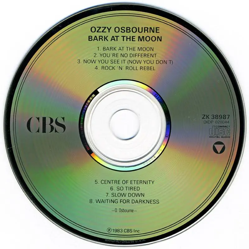 Ozzy osbourne bark at the moon