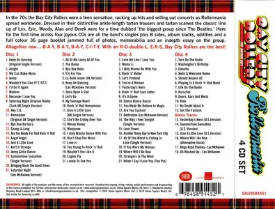 Bay City Rollers - Rollermania: The Anthology (2010) 4CD Box Set
