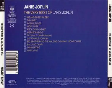 Janis Joplin - The Very Best Of Janis Joplin (1988)