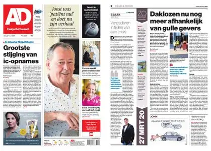 Algemeen Dagblad - Delft – 27 maart 2020