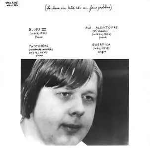 Dominique Lawalree - Le Choix Du Titre Est Un Faux Probleme (1977) {LP WLS003) (Released on VINYL but not CD)