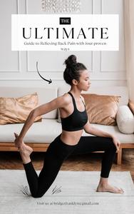 The Ultimate Guide to Relieving Back Pain: Four proven way to relief back pain