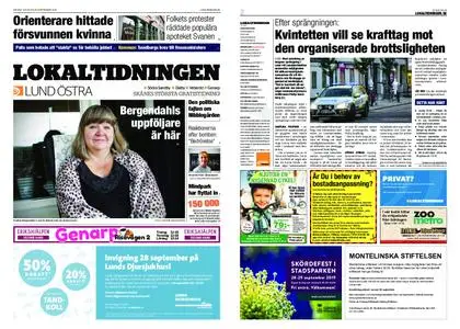 Lokaltidningen Lund – 21 september 2019