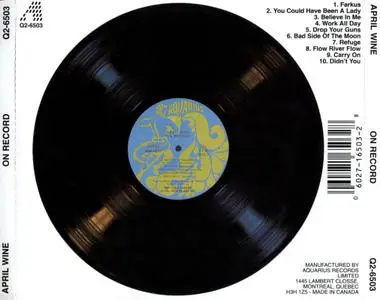 April Wine - On Record (1972)