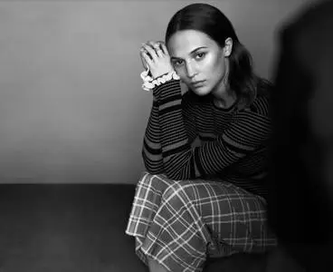 Alicia Vikander by Thomas Whiteside for Marie Claire April 2018