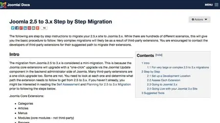 OSTraining - Update Joomla 2.5 to 3