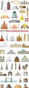 Vectors - Flat Landmark Elements