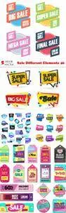 Vectors - Sale Different Elements 40