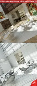 Performance of interior decoration Scene 10 / 10