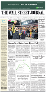 The Wall Street Journal – 23 September 2019