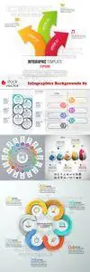 Vectors - Infographics Backgrounds 82