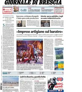 IL GIORNALE DI BRESCIA 28 MAGGIO 2012