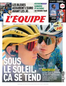 L’equipe du Samedi 13 Juillet 2024