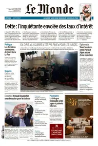 Le Monde du Dimanche 12 et Lundi 13 Janvier 2025