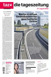 taz die tageszeitung - 27 August 2025