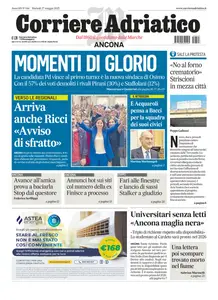 Corriere Adriatico Ancona - 27 Maggio 2025