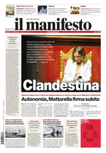 il Manifesto - 27 Giugno 2024