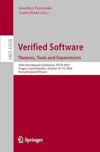 Verified Software. Theories, Tools and Experiments: 16th International Conference, VSTTE 2024