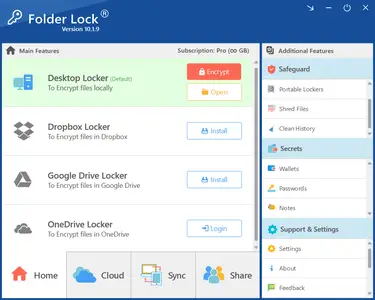 Folder Lock 10.1.9 (x64) Multilingual