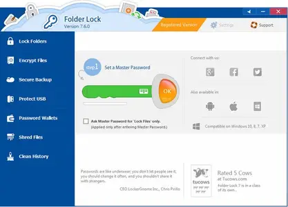 Folder Lock 10.1.9 Multilingual