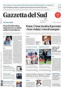Gazzetta del Sud Messina - 10 Giugno 2025