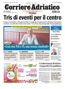 Corriere Adriatico Fermo - 16 Marzo 2025