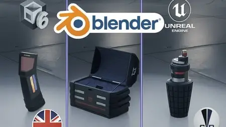 Blender 3D – Create Props And Assets For Games Step By Step