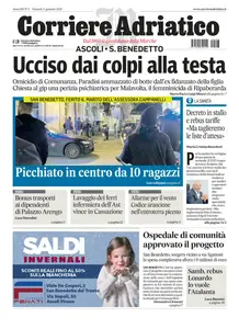 Corriere Adriatico Ascoli - 3 Gennaio 2025