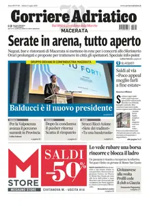 Corriere Adriatico Macerata - 5 Luglio 2025
