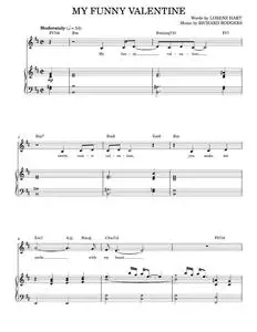 My Funny Valentine - Babes In Arms Musical, Come Fly Away Musical, Frank Sinatra, Rodgers & Hart (Piano Vocal)