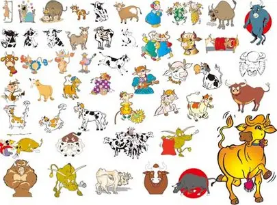 Cow Vector