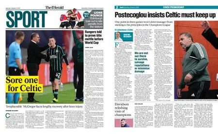 The Herald Sport (Scotland) – October 08, 2022