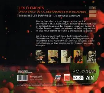 Louis-Noël Bestion de Camboulas, Ensemble Les Surprises - Destouches, Delalande: Les Éléments (2016)
