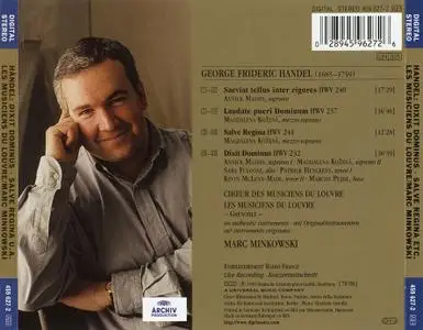 Marc Minkowski, Les Musiciens du Louvre - Handel: Dixit Dominus, Salve Regina, Laudate pueri, Saeviat tellus (1999)