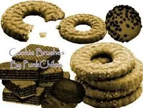 Cookies Brushes for Photoshop