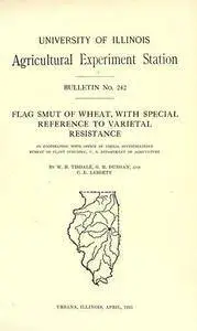 Flag smut of wheat, with special reference to varietal resistance