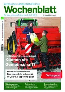 Bayerisches Landwirtschaftliches Wochenblatt Ostbayern - 12. März 2020