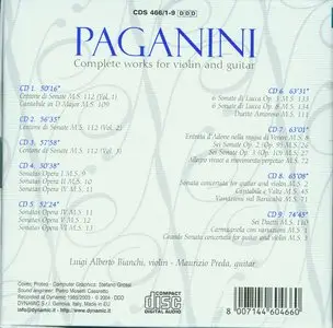 L.A.Bianchi & M.Preda - N.Paganini Complete Works For Violin & Guitar CD7, CD8, CD9