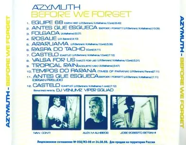 Azymuth - Before We Forget (2000)