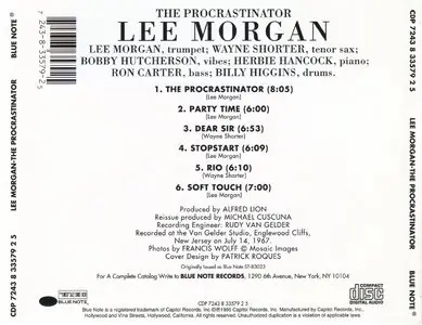 Lee Morgan - The Procrastinator (1967) {1995 Connoisseur CD Series} [re-up]