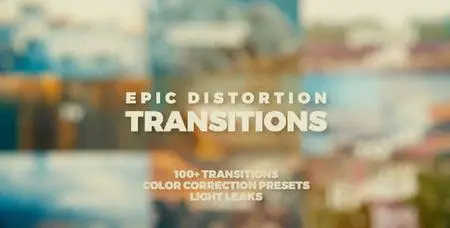 Epic Distortion Transitions - Project for After Effects (Videohive)