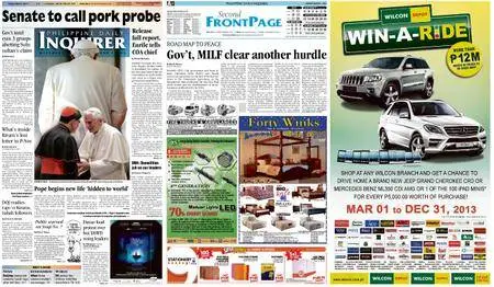 Philippine Daily Inquirer – March 01, 2013