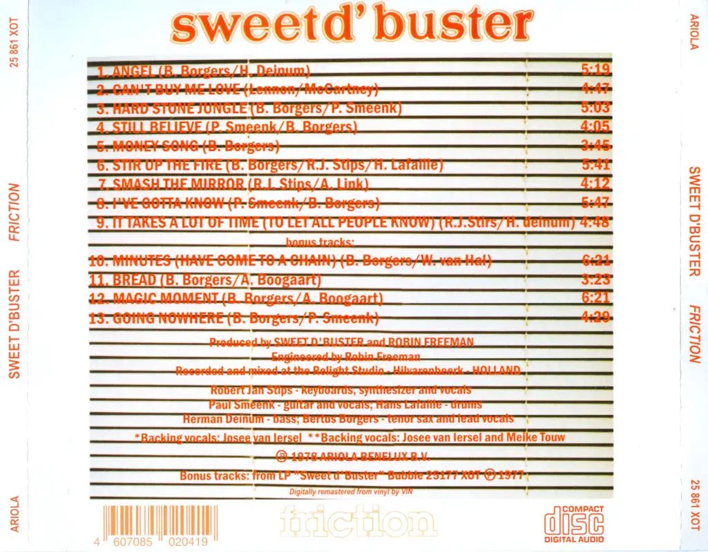 Sweet D'Buster - Friction (1978)