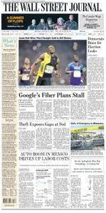 The Wall Street Journal  August 15 2016