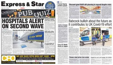 Express and Star Sandwell Edition – June 12, 2020