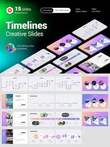 Timeline Creative Infographics PowerPoint, Keynote and Google Slides